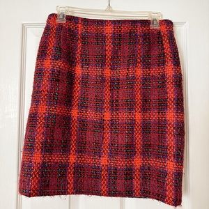 Vintage wool mini skirt